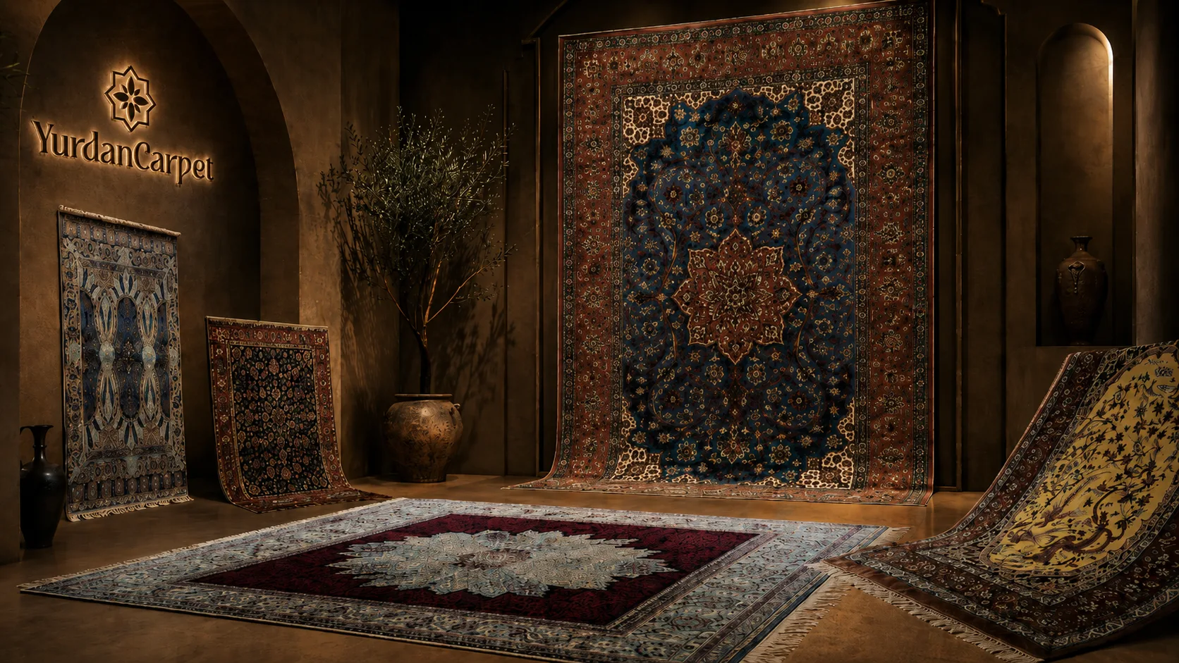 Yurdan Carpet showroom interior in Sultanahmet, Istanbul, view 2