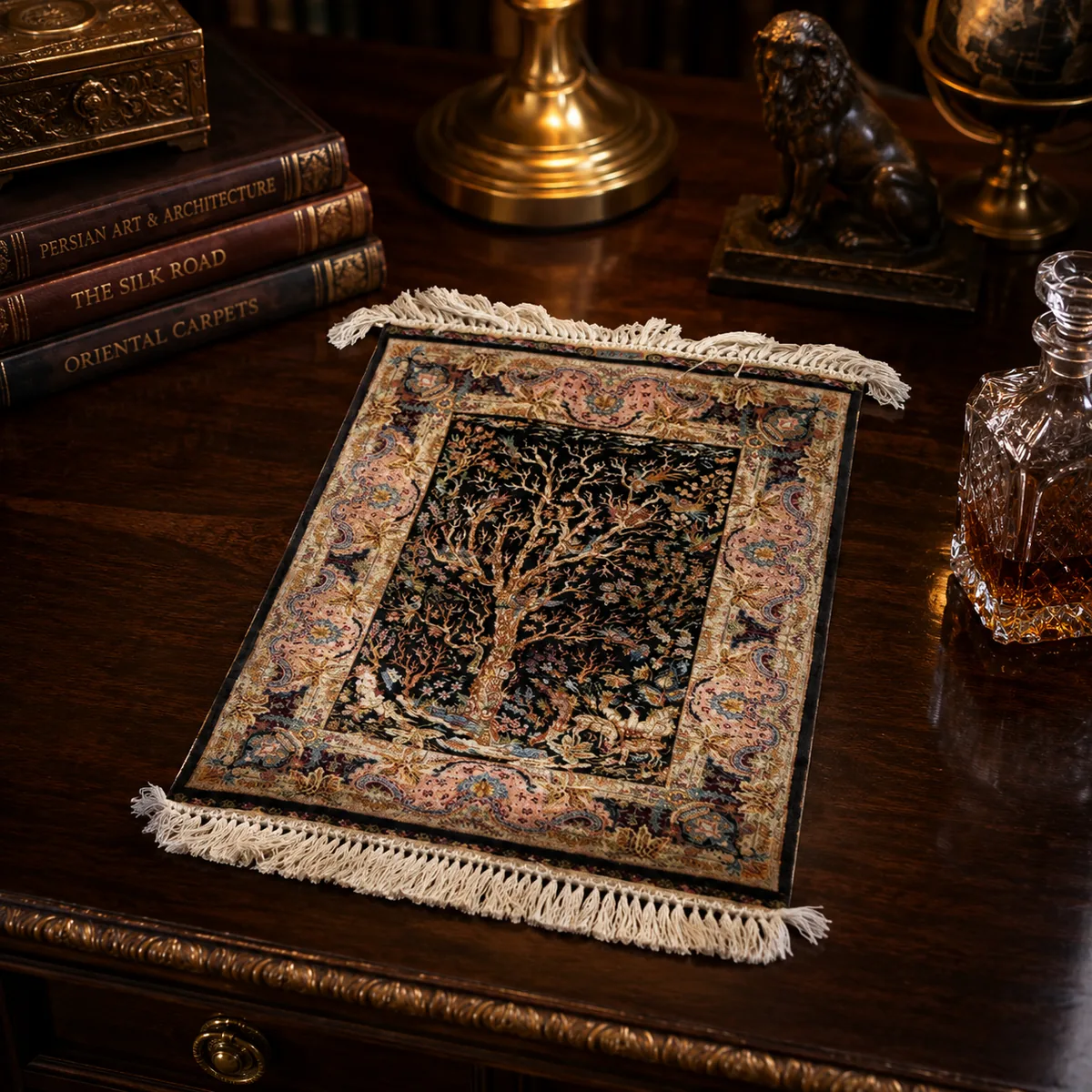 Hereke Silk - Tree of Life, thumbnail 4 of 6