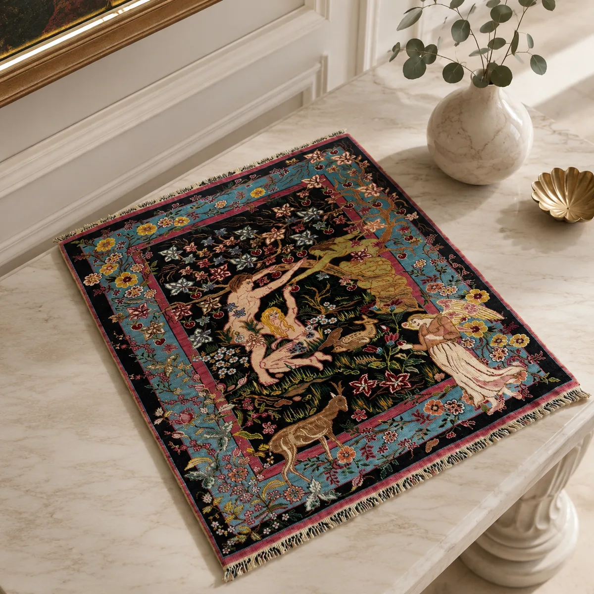 Hereke Silk - Paradise Garden, thumbnail 2 of 6