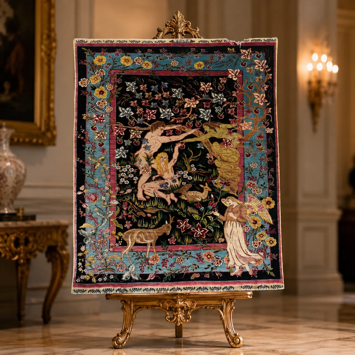 Hereke Silk - Paradise Garden, thumbnail 6 of 6