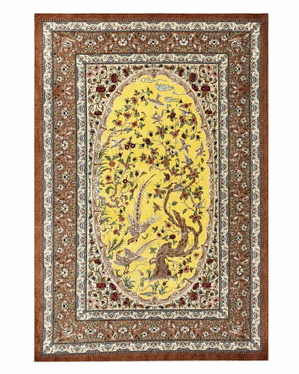 Persian Silk No. IV — Pure Silk handwoven carpet from Persian Silk Tradition, available at our Sultanahmet shop