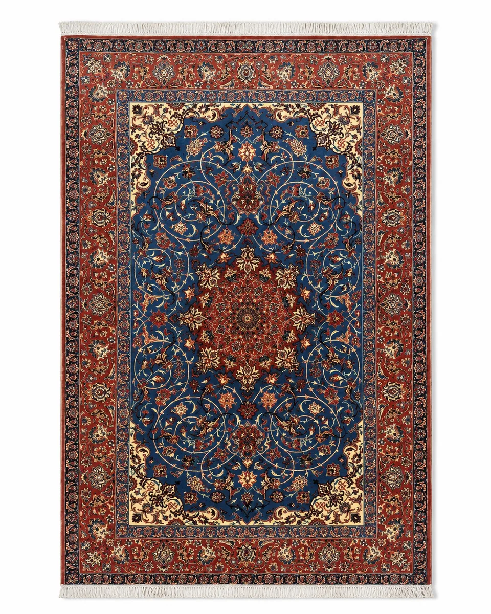 Isfahan No. VIII — handmade wool rug, Isfahan Tradition